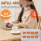 HeatFlux USB Heated Shawl - Instant Warmth You Can Wear