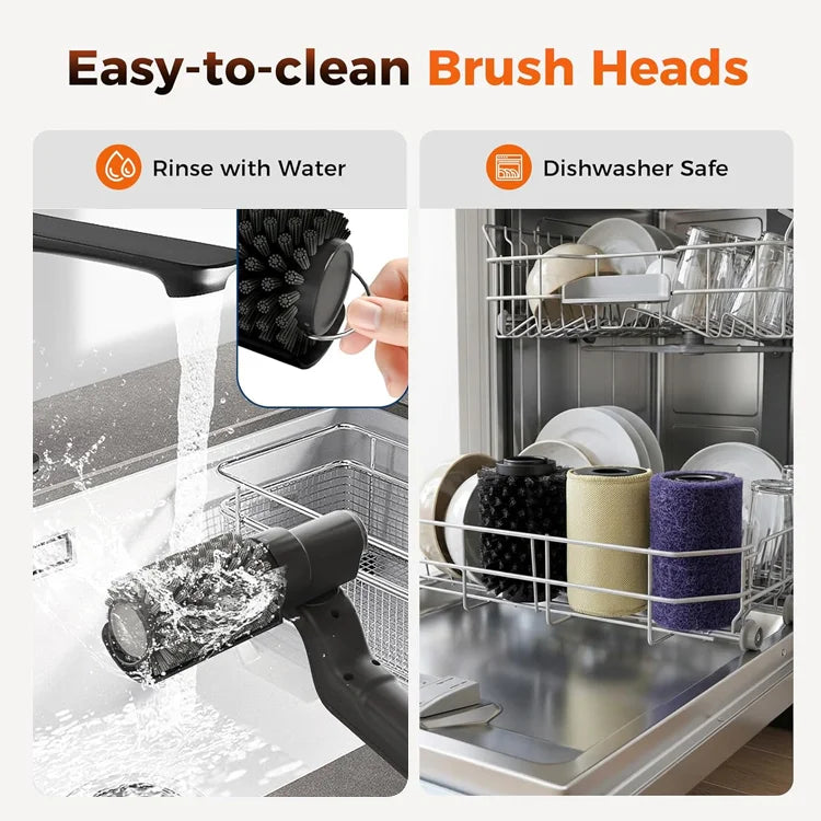 3-Speed Electric Grill Brush — Clean in Seconds