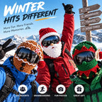 3D Christmas Knit Ski Mask