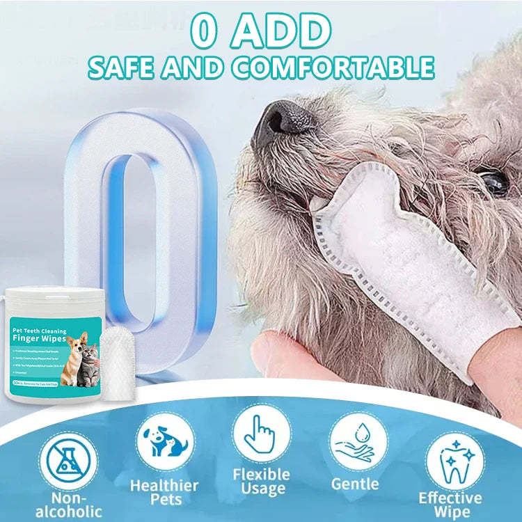 PawPure Dental Finger Wipes – Easy Pet Teeth Cleaning