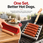 BBQ Hot Dog Slicer & Roller Set