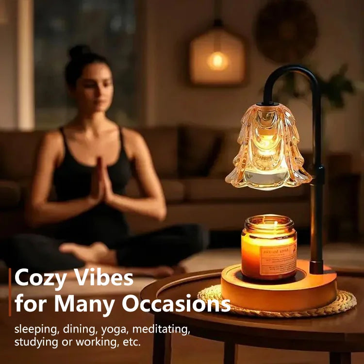 GlowMelt™ Flameless Candle Warmer Lamp – Vintage Cozy Home Light