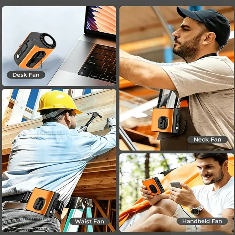 Hands-Free Cooling Mist Fan – Portable Wearable Air Conditioner for Summer