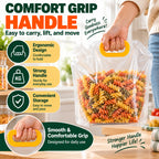 Reusable Airtight Dry Food Storage Bag – Stand-Up Easy-Pour Pantry Container