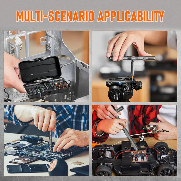 24-in-1 Ratchet Screwdriver Set — Fix Anything Faster