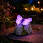 🦋Last Day 50% OFF🦋Solar Butterfly Stone Garden Light