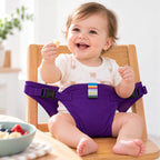 Portable Baby Feeding Support Strap – Adjustable Mealtime Chair Wrap