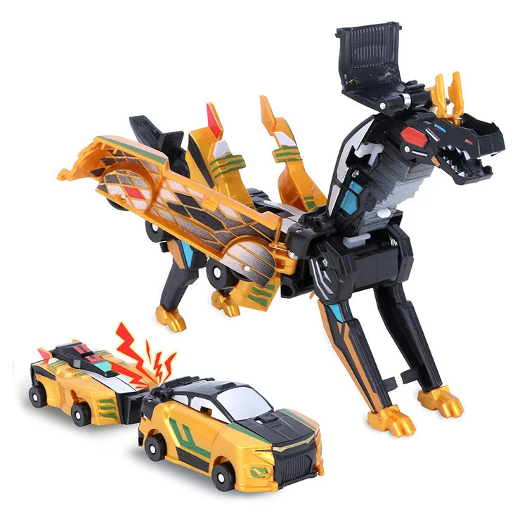 2-in-1 Magnetic Crash-Transforming Cars
