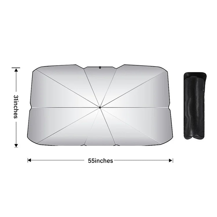 Foldable Umbrella Sun Shade for Car Windshield