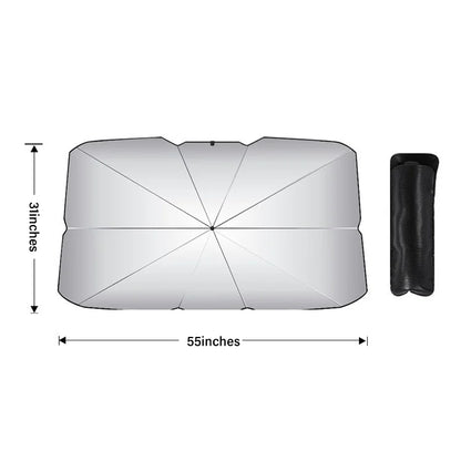 Foldable Umbrella Sun Shade for Car Windshield