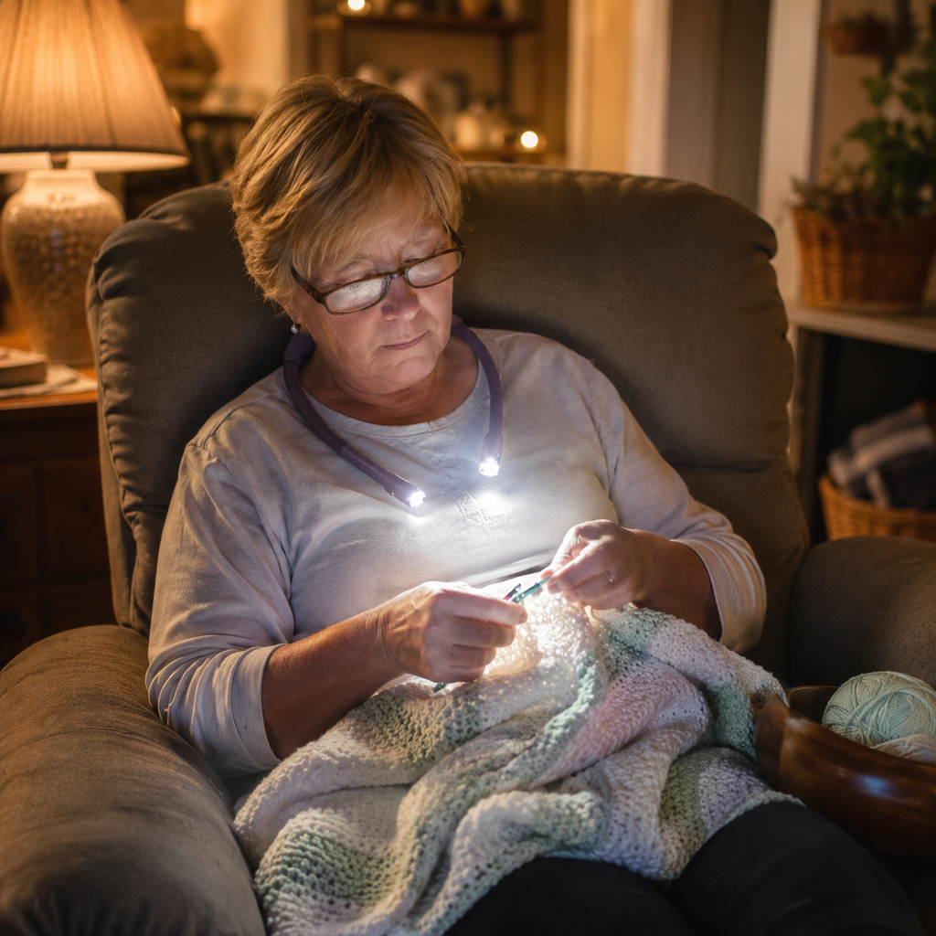 Bendable Hands-Free Neck Reading Light