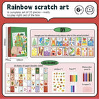 RainbowMagic - Scratch Art Postcard Set (20 Pcs)