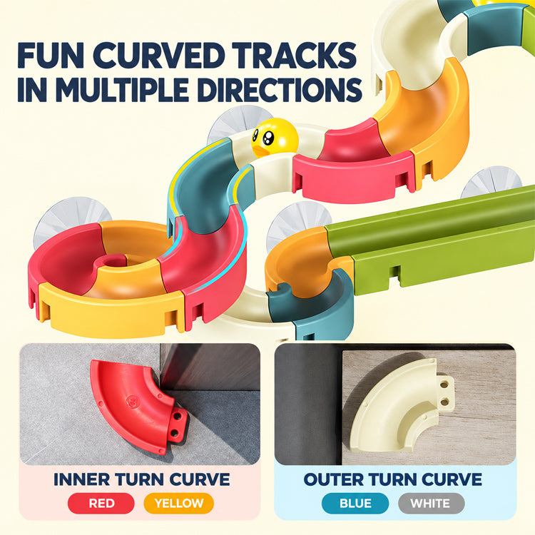 DIY Bath Water Slide Track Set