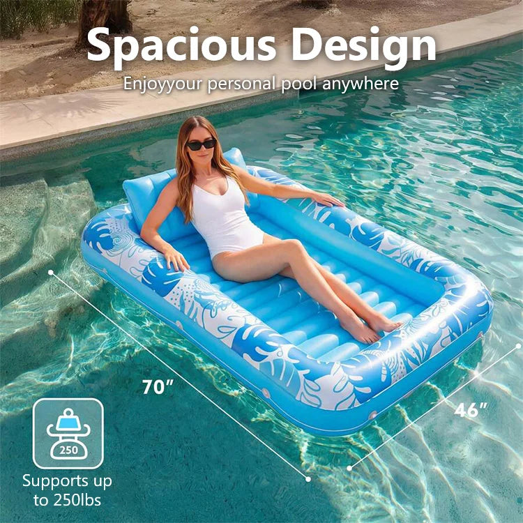AquaLounge™ Inflatable Pool Float Bed