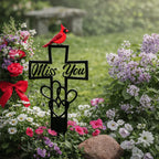 🐦LAST DAY 50% OFF -💖✝️Metal Cemetery Memorial Plaque for Remembrance
