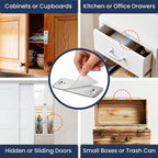 Ultra-Slim No-Drill Magnetic Cabinet Door Catch