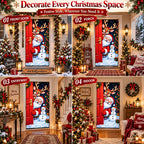 Christmas Full-Door Cover – 9 Festive Holiday Designs
