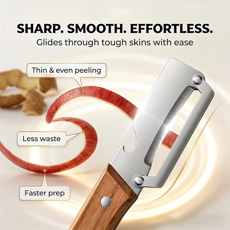 Stainless Steel Peeler & Julienne Shredder Set