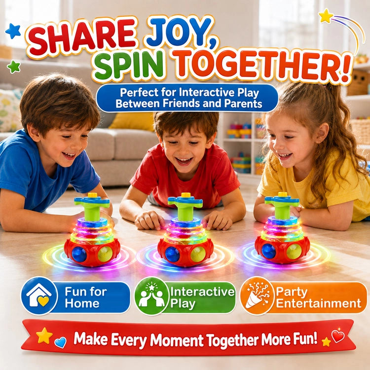 3-Pack Spinning Top Toys