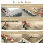 No-Slip Fitted Sheet Lock System
