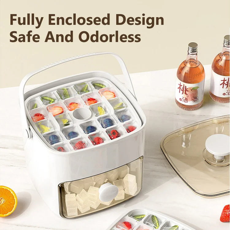 Press & Release Ice Cube Maker