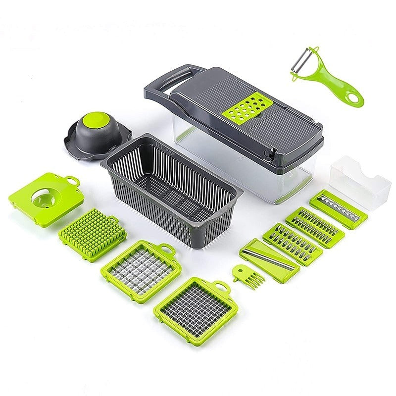 16-in-1 Safe Grip Vegetable Chopper