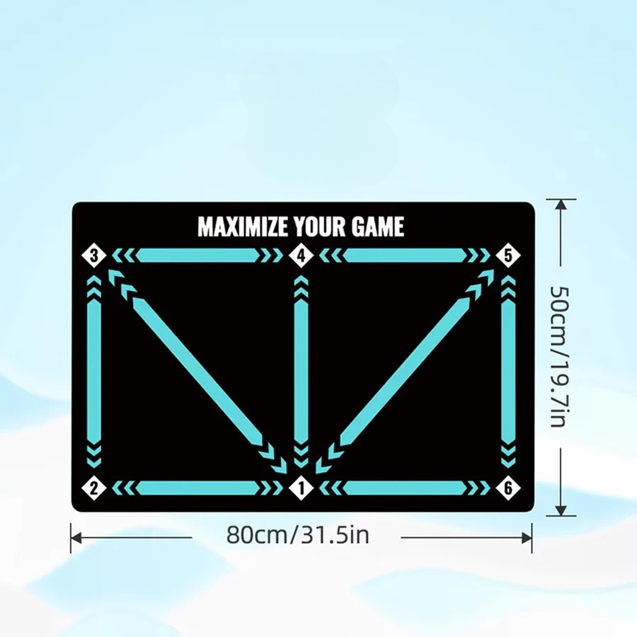 Soccer Training Mat — Improve Footwork, Speed & Ball Control Anywhere