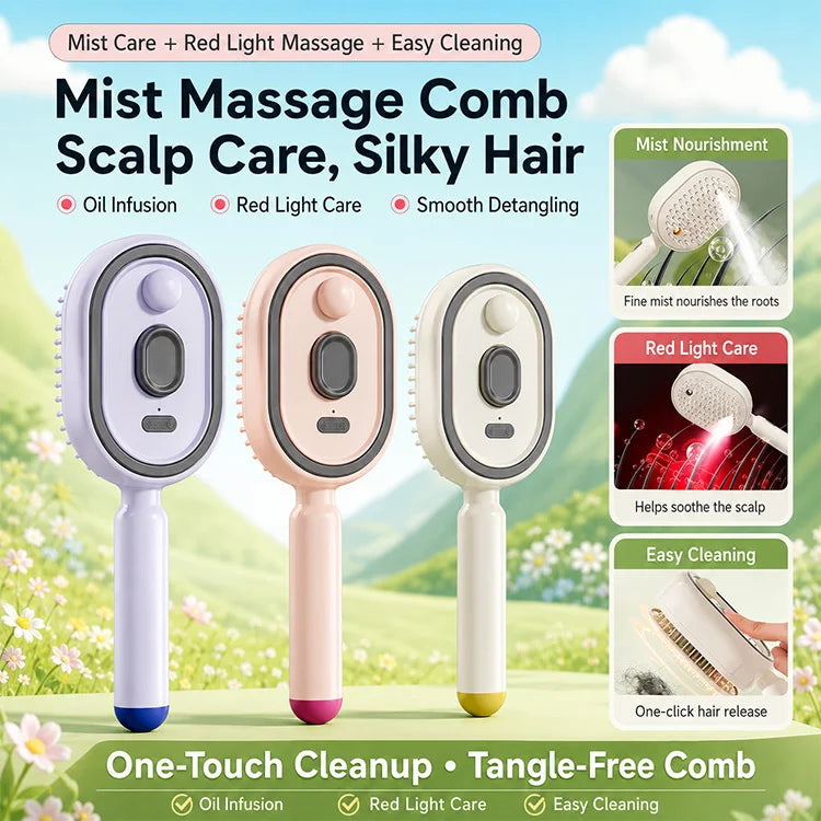 Electric Mist Air Cushion Massage Comb