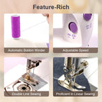 Mini Portable Sewing Machine – Easy Repair & DIY Gift for Mother’s Day