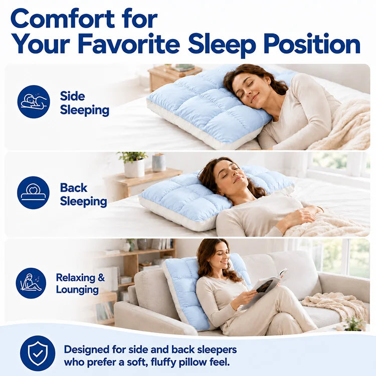 Cooling Puff Support Pillow