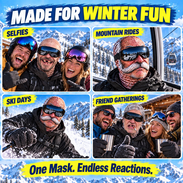 Funny Grandpa Face Balaclava