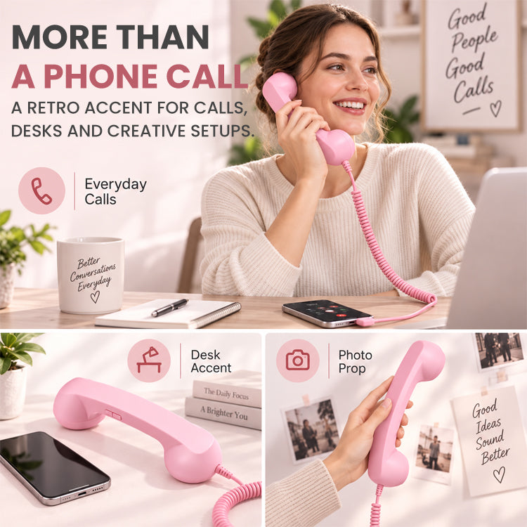 Retro Type-C Telephone Handset
