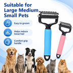 Pet Pro Large Head Dematting & Deshedding Grooming Tool