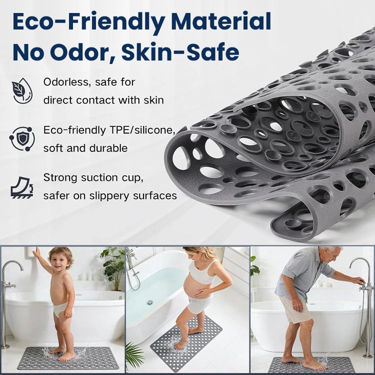 Anti-Slip Shower Mat with Suction Cups
