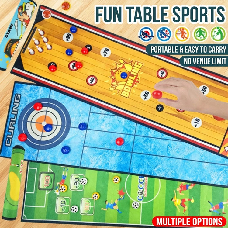 Kids Foldable Sports Game Mat – Screen-Free Tabletop Challenge Toy