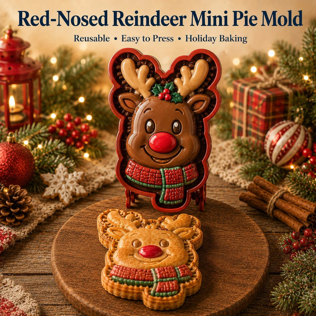 Christmas Cookie Mold – 3D Embossed Holiday Baking Press