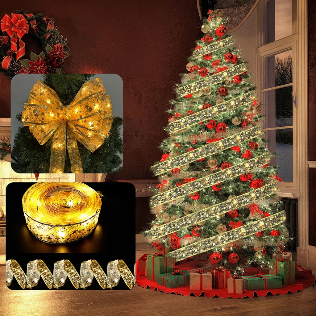 ✨ TwinkleRibbon - Christmas Fairy Ribbon Lights