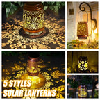 Outdoor Solar Lantern – Hummingbird, Butterfly, Sunflower, Dragonfly & Owl