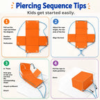 DIY 3D Geometry Book – Hands-On Math Learning Kit For Kids
