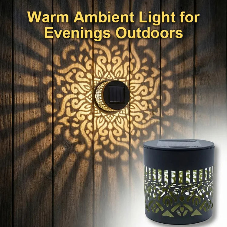 MandalaGlow™ Solar Projection Light