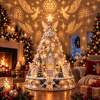 Christmas Village Projection Tree Lamp