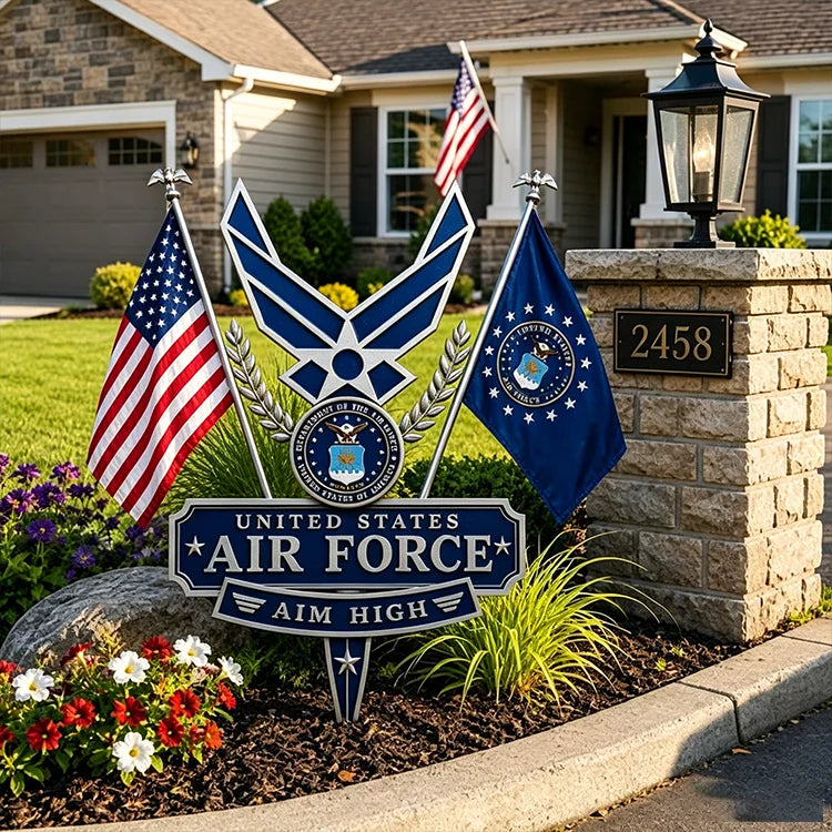 U.S. Military Branch Tribute Garden Stake
