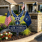 U.S. Military Branch Tribute Garden Stake