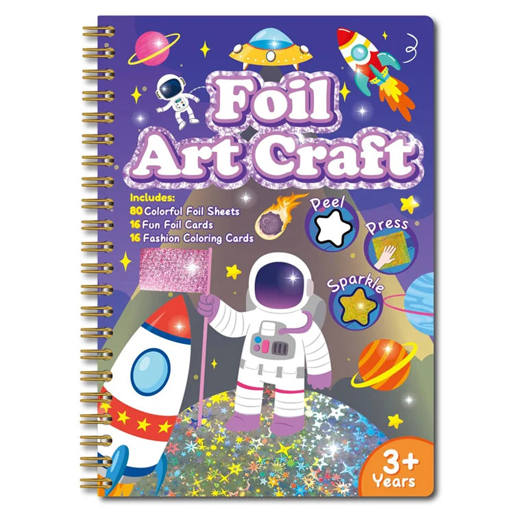 Foil Art Craft Book For Kids