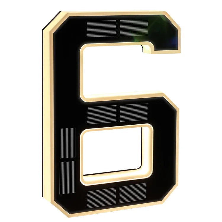 SnuggyHome™ Solar Address Light — Warm, Clear & Easy to Find