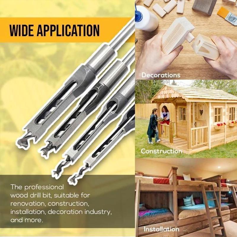 Square wood forest: Precision and performance for perfect drilling