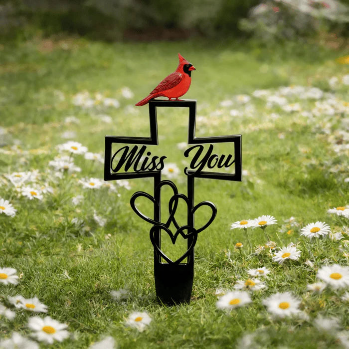 🐦LAST DAY 50% OFF -💖✝️Metal Cemetery Memorial Plaque for Remembrance