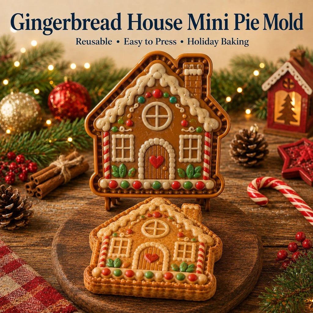 Christmas Cookie Mold – 3D Embossed Holiday Baking Press