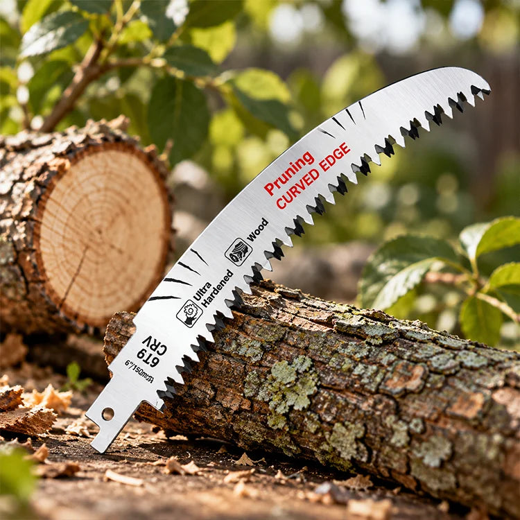 4-Piece Curved Pruning Saw Blade Set – 6″/9″/12″/15″ Reciprocating Saw Blades