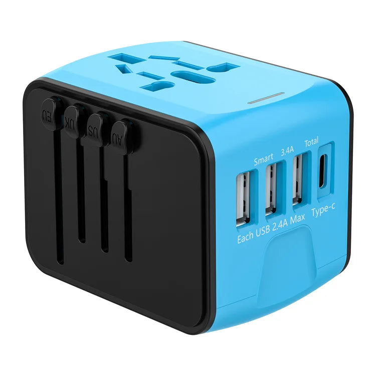 5-Port Universal Travel Adapter For 150+ Countries
